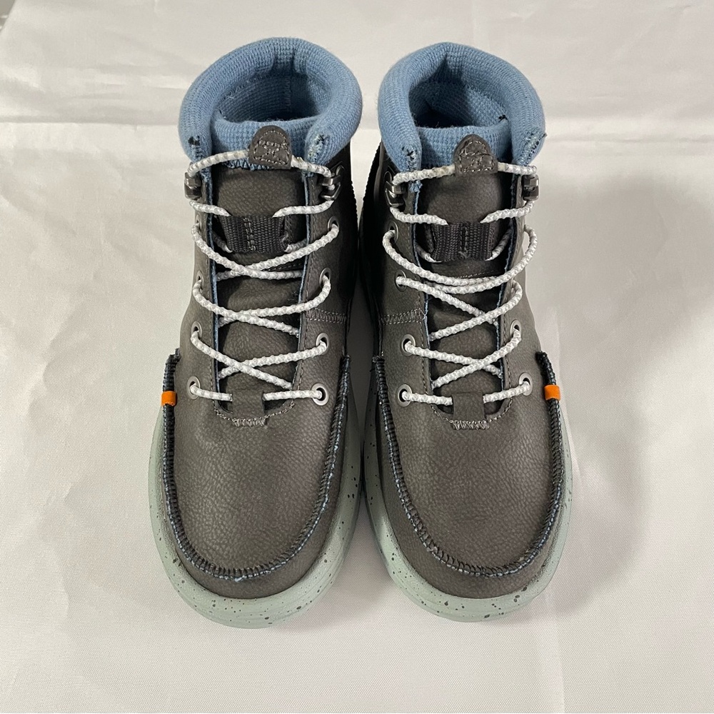 Hey Dude Black and Gray Bradley Boot Youth Size 3
